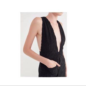 BDG Urban Outfitters Eleanor Cord Overalls Black Size 0